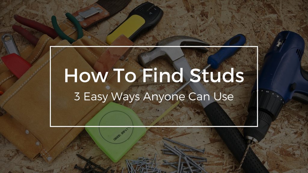 How to Find a Wall Stud or Ceiling Joist (2 Easy Ways!)