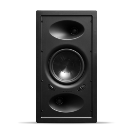 TruAudio Ghost™ HT Series In-Wall, Frameless Bi-Pole Surround, 6 1/2" injected Poly Woofer, Dual 1" Silk Dome Tweeters