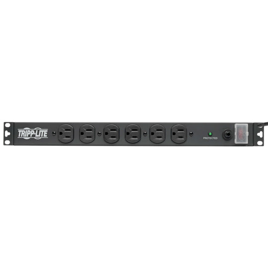 Tripp-Lite DRS-1215 14-Outlet Economy Network Server Surge Protector, 1U