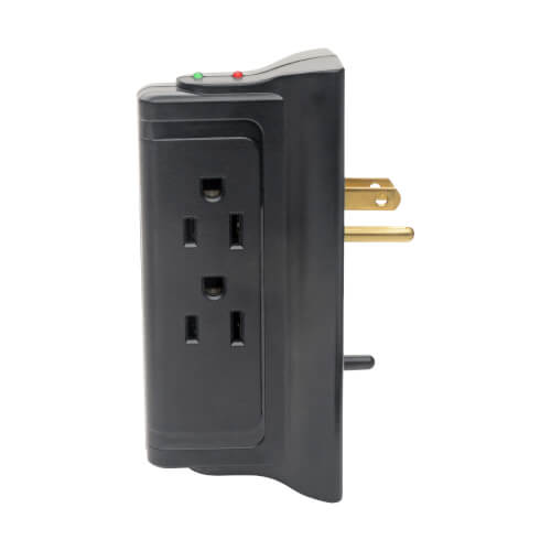 Tripp-Lite TLP4BK Protect It! Surge Protector w/ 4 Side-Mounted Outlets