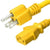 5-15P to C13 Power Cord –15A, 125V, 14/3 SJT - Yellow