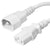 C14 to C13 Power Cord – 15A, 250V, 14/3 SJT - White