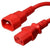 C14 to C13 Power Cord – 15A, 250V, 14/3 SJT - Red