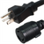 5-20P to L5-30R Power Cord - 1 Foot, 20A, 125V, 12/3 SJT, Black