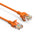 Cat6A Slim Ethernet Patch Cable, Snagless Boot - Orange
