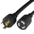 World Cord NEMA L6-30P to L6-20R 20A 250V 12/3 Adapter Power Cord - Black
