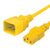 World Cord C13 C20 15A 250V 14/3 SJT Power Cord - Yellow