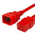 World Cord C19 C20 20A 250V 12/3 SJT Power Cord - Red