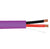 Vertical Cable 500ft 16 Gauge In-Wall Speaker Wire, CL3, 16/2 - Purple