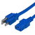 World Cord Nema 5-15P to C13 15A 125V 14/3 SJT Power Cord - Blue
