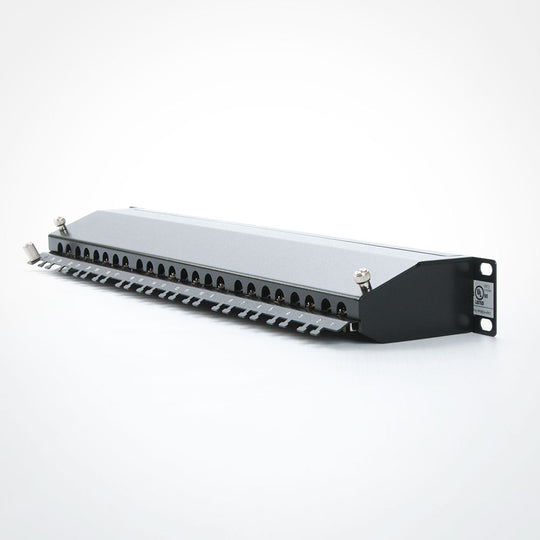 Vertical Cable 042-C6A/24 CAT6A Shielded Patch Panel - 24 Port