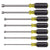 Klein Tools 647M Magentic Nut Driver Set - 7 Pieces, 6 Inch Shafts