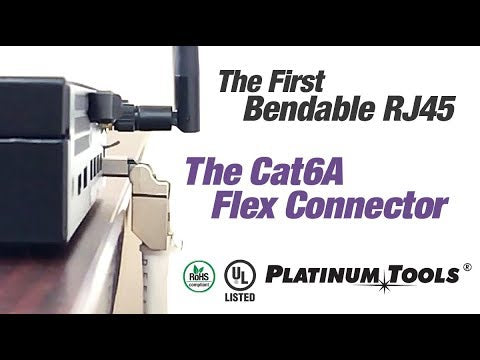 Platinum Tools 106220 Cat6A Flex Connector Non-Shielded, 1/Bag