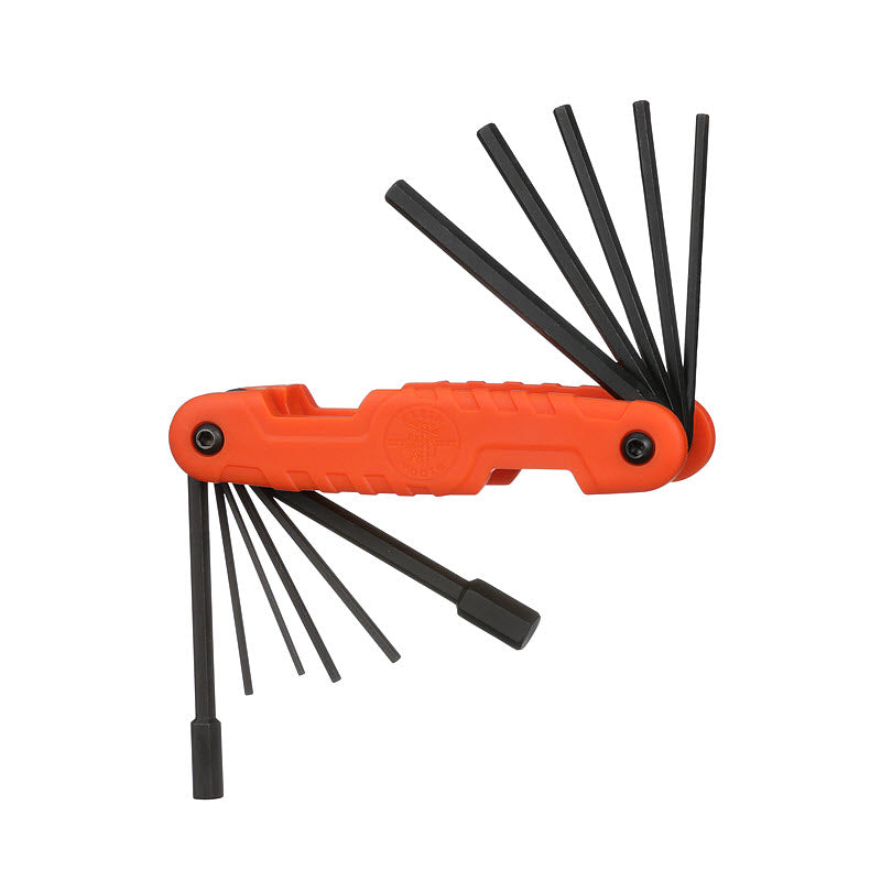 Klein Tools 70550 Pro Folding Hex Key Set, 11Piece FireFold