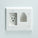 DataComm Recessed Bulk Cable Wall Plate w/ Power