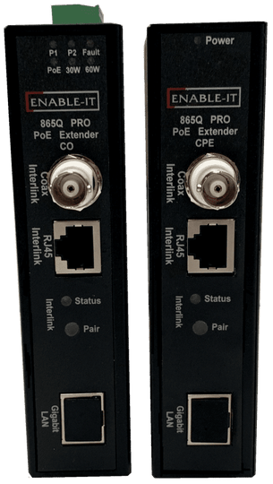 Enable-IT 1-Port 600Mbps PoE Extender Kit - PoE over 1-pair