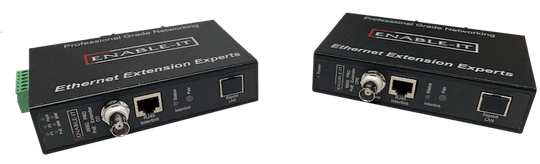 Enable-IT 1-Port 600Mbps PoE Extender Kit - PoE over 1-pair