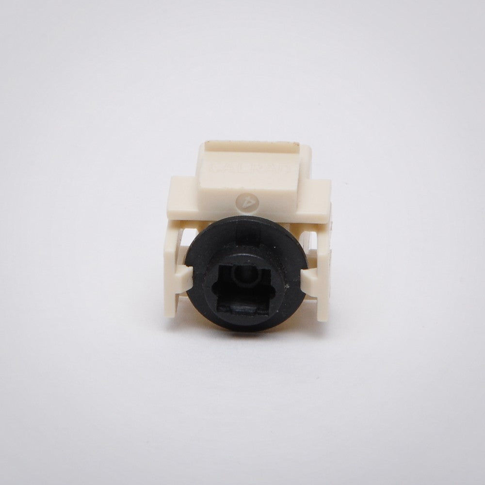 FireFold TOSLINK Keystone Jack - Recessed Female to Female Coupler