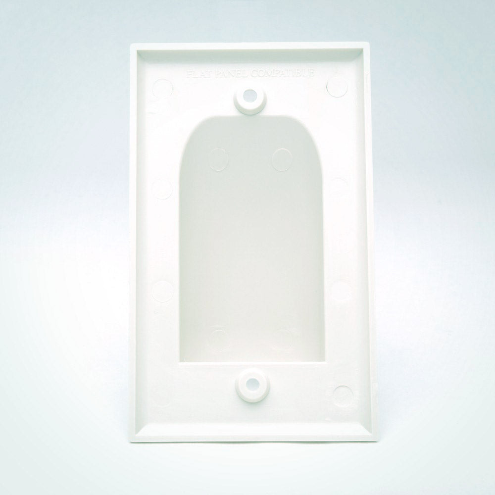 Vanco Slim Bulk Cable Wall Plate FireFold