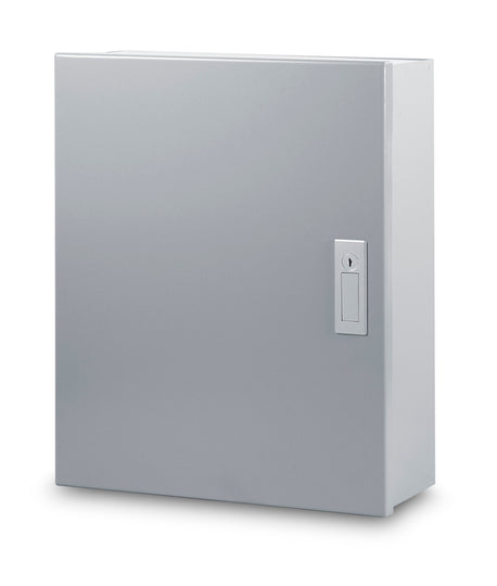 Austin AB-16126LM 16x12x6 Type 1 Large Hingecover OEM Cabinet - Includes Panel, Painted ANSI 61 Gray