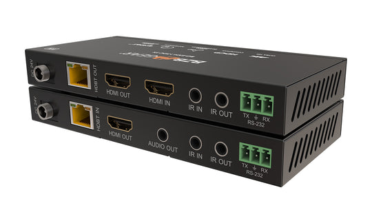 BZBGEAR 4K 18Gbps HDMI HDBaseT Extender with Bi-directional IR RS-232 and CEC up to 150M
