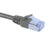 Cat6A Slim Shielded Ethernet Patch Cable, Snagless Boot, U/FTP - Gray
