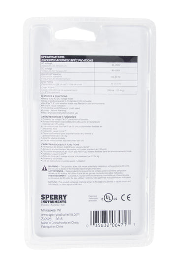 Sperry Instruments Single Range Voltage Tester, ET6102