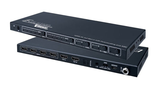 Evolution HDMI 4K 4x2 Matrix with Downscaling and ARC HDR HDCP 2.2