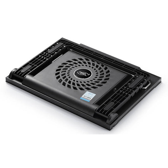 DEEPCOOL N9 EX Laptop Cooling Pad up to17" 8 Adjustable Using Angles Dual 140mm Fan speed adjustable Pure Aluminum Panel