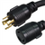 L14-30P to L6-30R Power Cord - 30A, 250V, 10/3 SJT