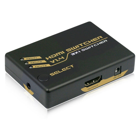 Quest HDMI 3x1, 5x1 Automatic Switch w/Remote, 4K x 2K