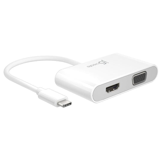 j5create JCA175 USB Type-C to HDMI & VGA with USB 3.0 Power Delivery Adapter