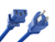 Unirise Desktop/Monitor Power Cord, 5/15P - C13, 18AWG, 10amp 125V, SJT Jacket - Blue
