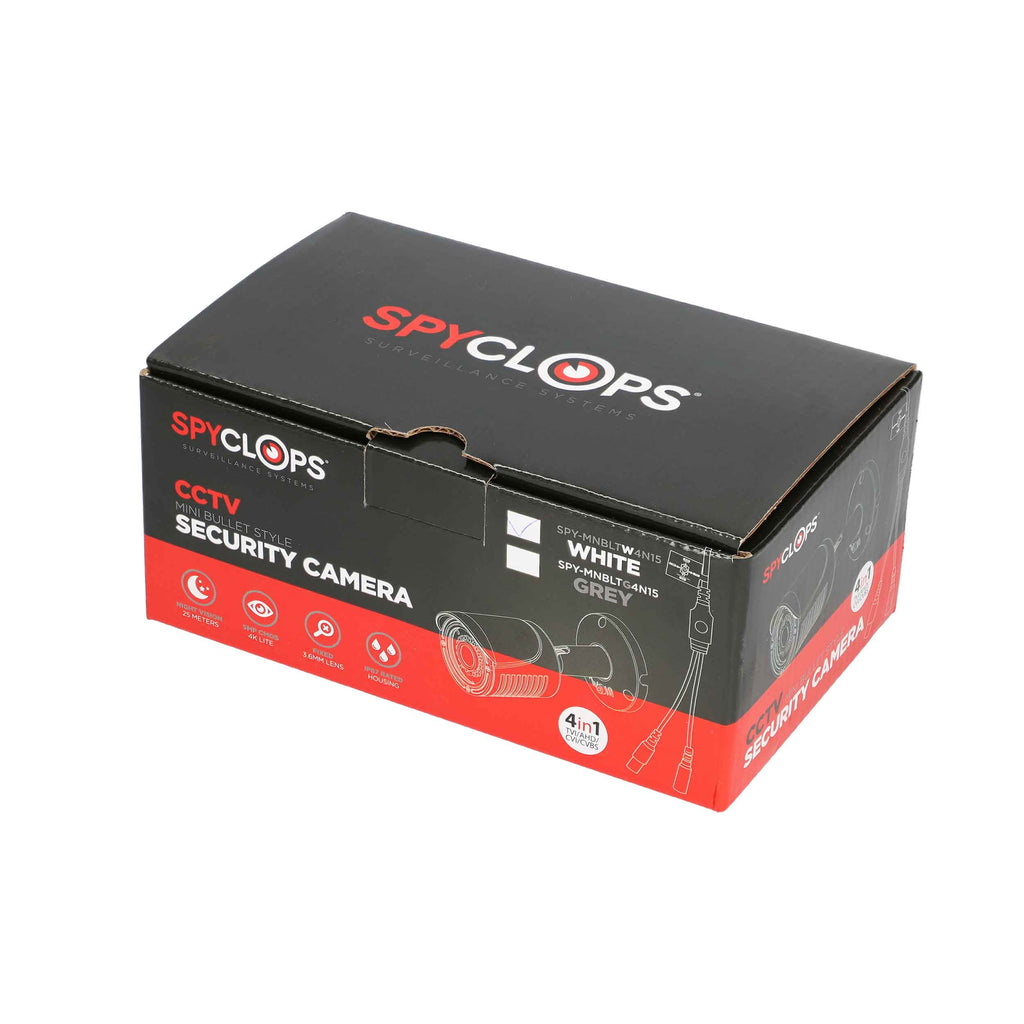 Metra Spyclops 5MP/4K Lite CCTV Mini Bullet Style Camera FireFold