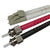 LC-ST Multimode OM2 Duplex 50/125 Fiber Patch Cable, UL, ROHS