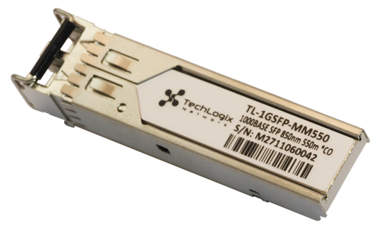 Techlogix Networx TL-1GSFP-MM550 1GBASE-SX SFP 850nm 550m DOM Transceiver -- Multimode Fiber