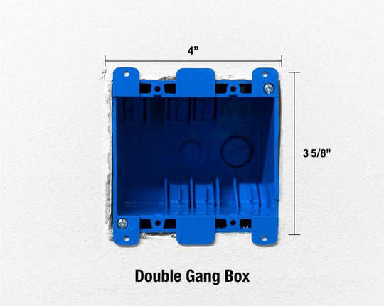 Jonard Tools Wall Box Template & Level for Non-Metallic Boxes, 1-Gang and 2-Gang, WTL-12