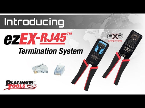 Platinum Tools 100028C ezEX™44 - ezEX-RJ45® CAT6 Connector 50 Pack