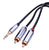 Vanco Premium 3.5mm to Dual RCA Stereo Cables