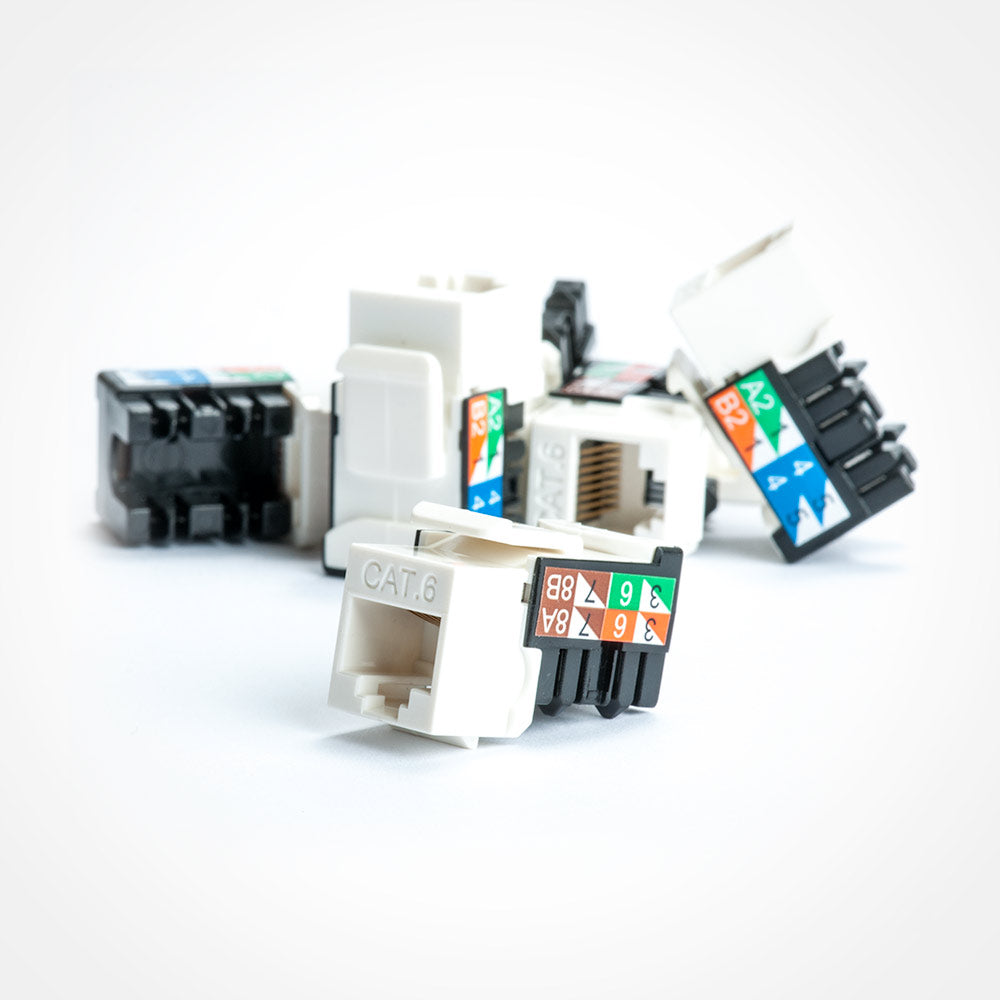 Cat6 Keystone Jack Of 90 Degree - Vertical Cable – FireFold