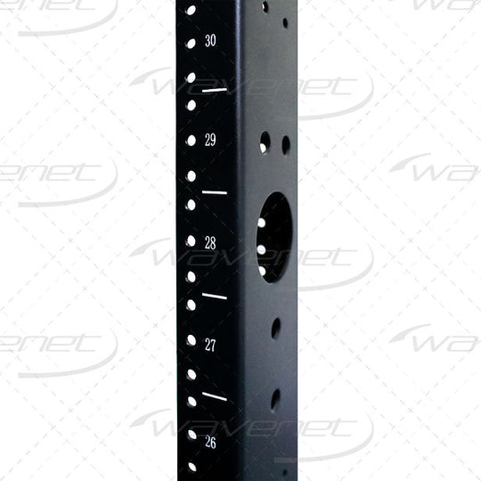 Wavenet 4-Post 45U Adjustable Open Frame Rack