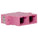 SCP Duplex SC/SC Multimode Panel Mount Coupler 29mm -  OM4 (Pink), UPC Polish Type