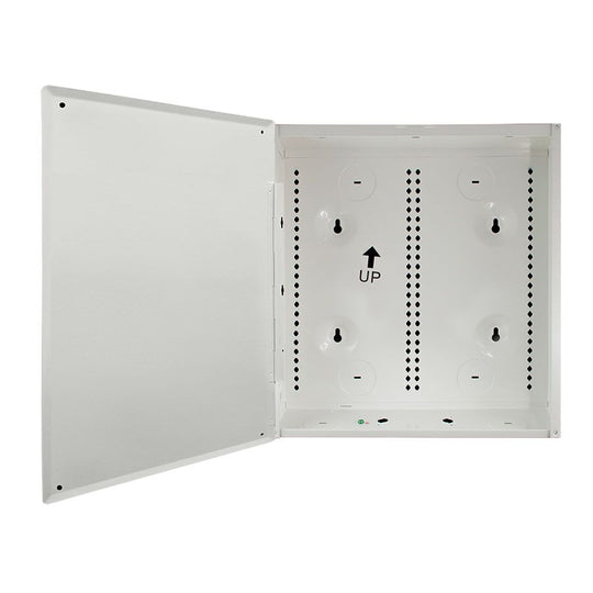 SCP 14" Metal Enclosure, 14"H X 14.25"W X 4"D + Metal Cover, Screw-On Style Only