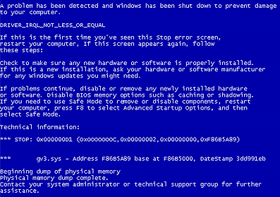 All About the Blue Screen of Death