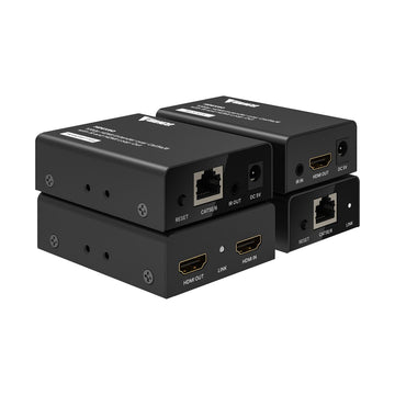 Vanco HDMI Extender Over Cat5e/6 Cable with IR and HDMI Loop-Out, HDEX60