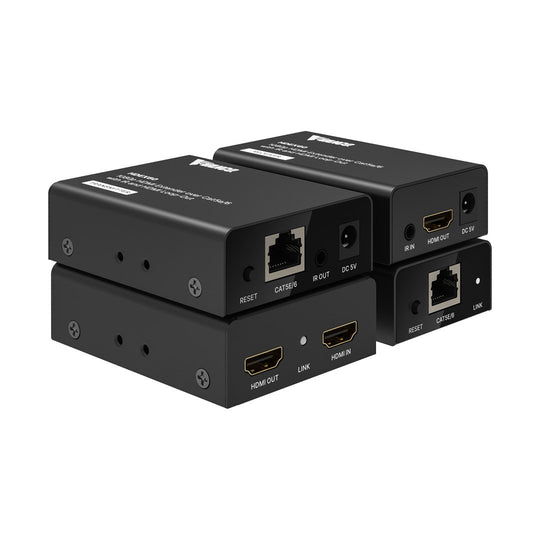 Vanco HDMI Extender Over Cat5e/6 Cable with IR and HDMI Loop-Out, HDEX60