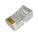 Cat5E RJ45 Connector for Solid/Stranded Cable - 3 Prong 50 Micron 100pk