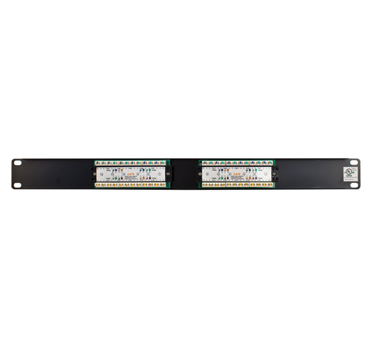 Vertical Cable Cat6 Patch Panel - 110 Type, UL