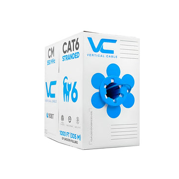 Vertical Cable 1000ft Stranded Cat6 Cable - 24AWG 550MHz CM
