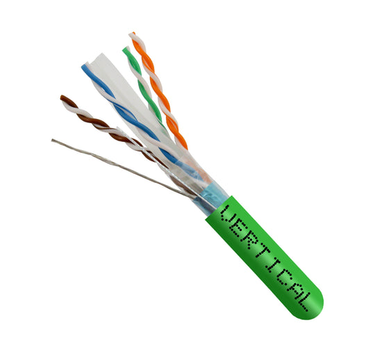 Vertical Cable 064 Series 1000ft Cat6A Shielded F/UTP Solid CMR Network Cable